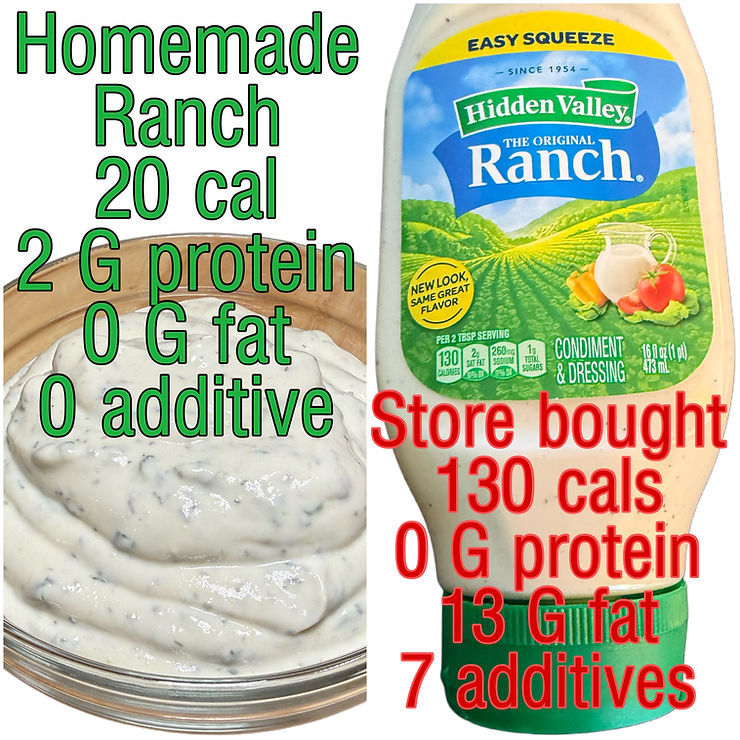 Creamy homemade ranch dressing with fresh herbs