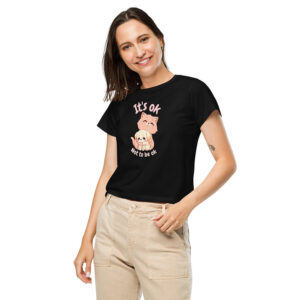 Women’s high-waisted t-shirt