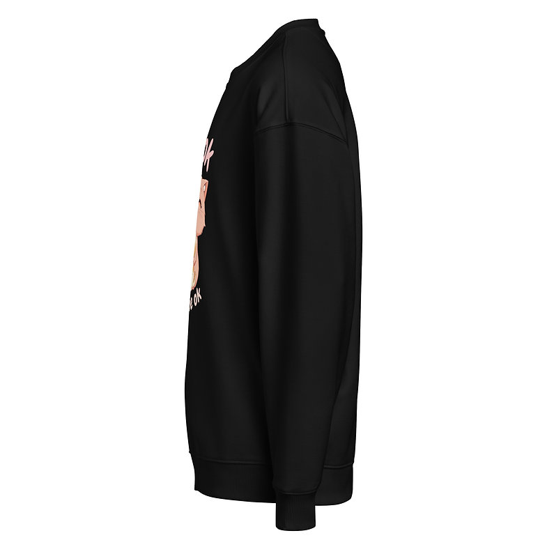 Unisex organic oversized sweatshirt - Image 4