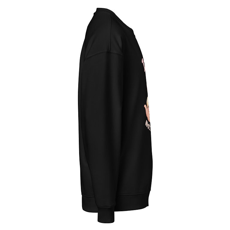 Unisex organic oversized sweatshirt - Image 3
