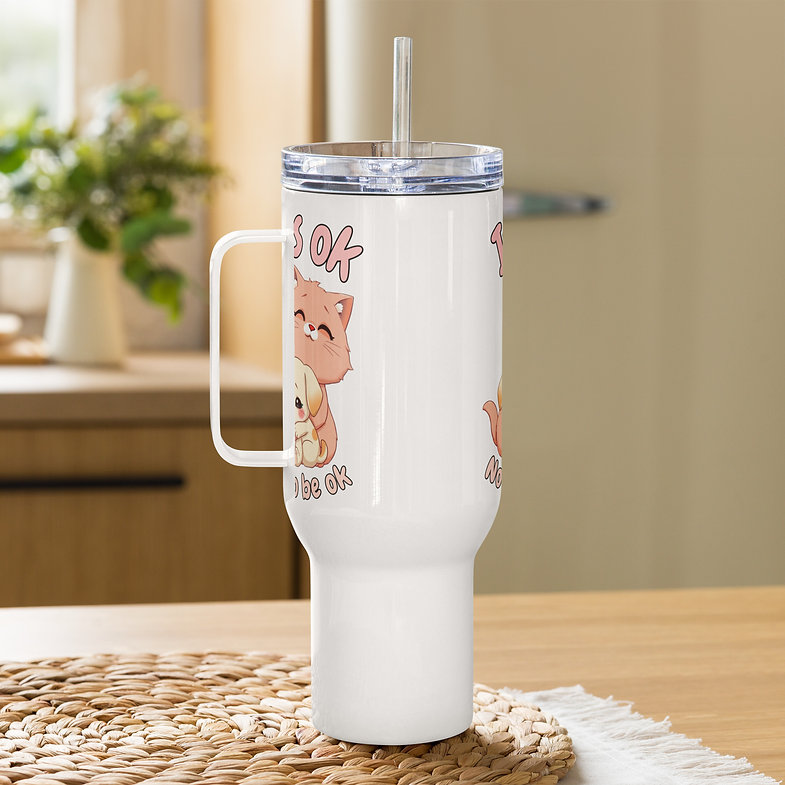 Travel mug with a handle - Image 2