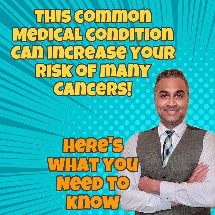 Obesity is linked to 13 types of cancers