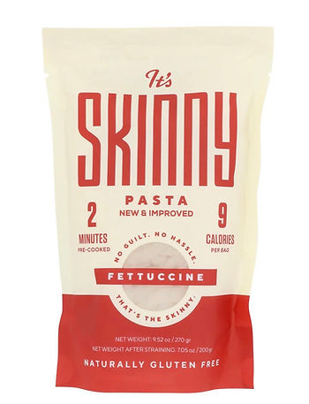 Konjac noodles taste great and can save you hundreds on calories compared to regular pasta